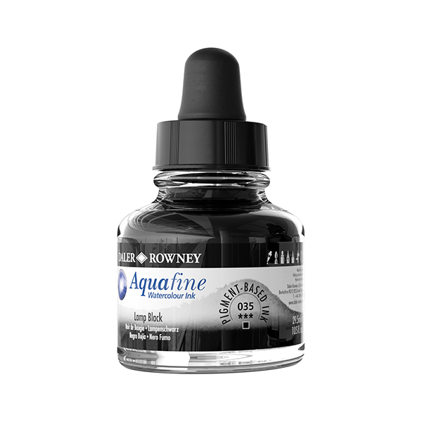 Aquafine tinta Negro bujía. Bote 25,9 ml.