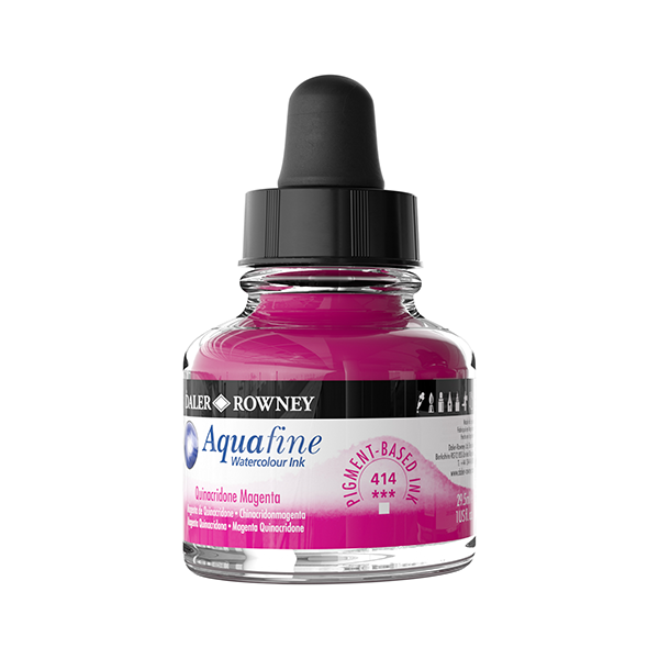 Aquafine tinta Magenta quinacridone. Bote 25,9 ml.